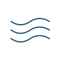 Water wave icon | Custom Water Systems Collier County Well Water Treatment and Well Water Filtration Company